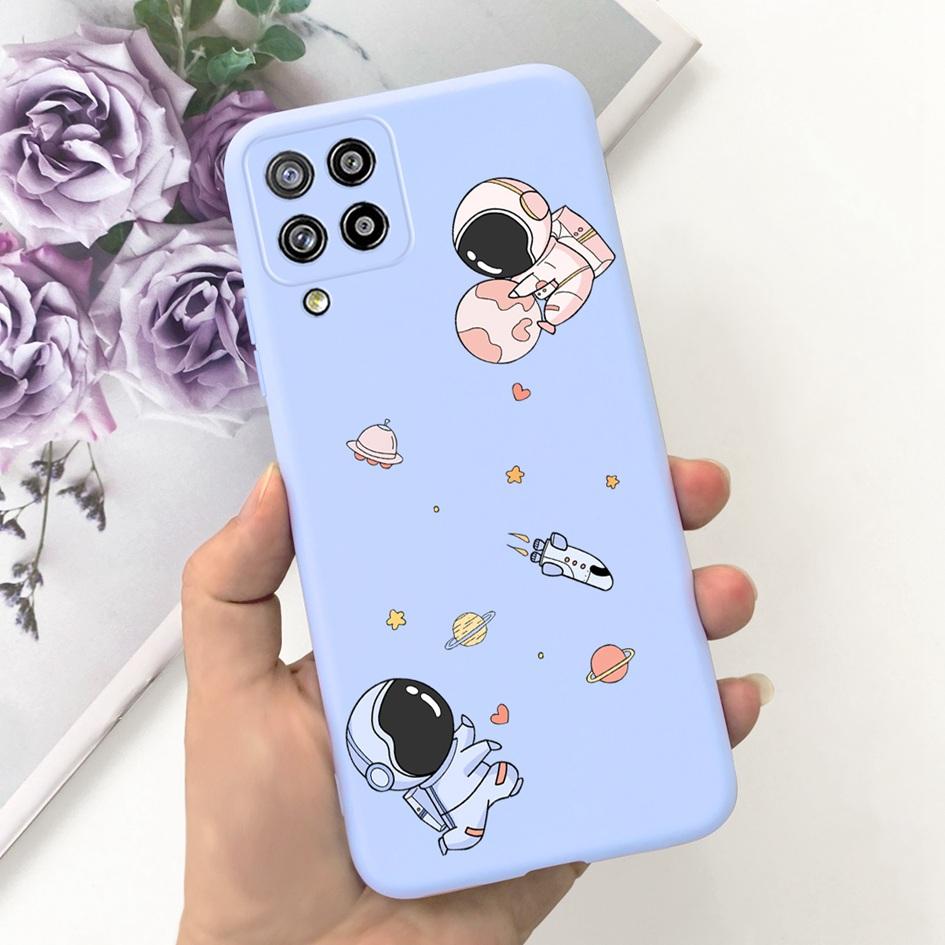 For Samsung Galaxy A22 5G Case SM-A226B Back Cover Cute Astronaut Silicone Soft Coque For Samsung A22 4G A22s SM-A225F A 22 Para