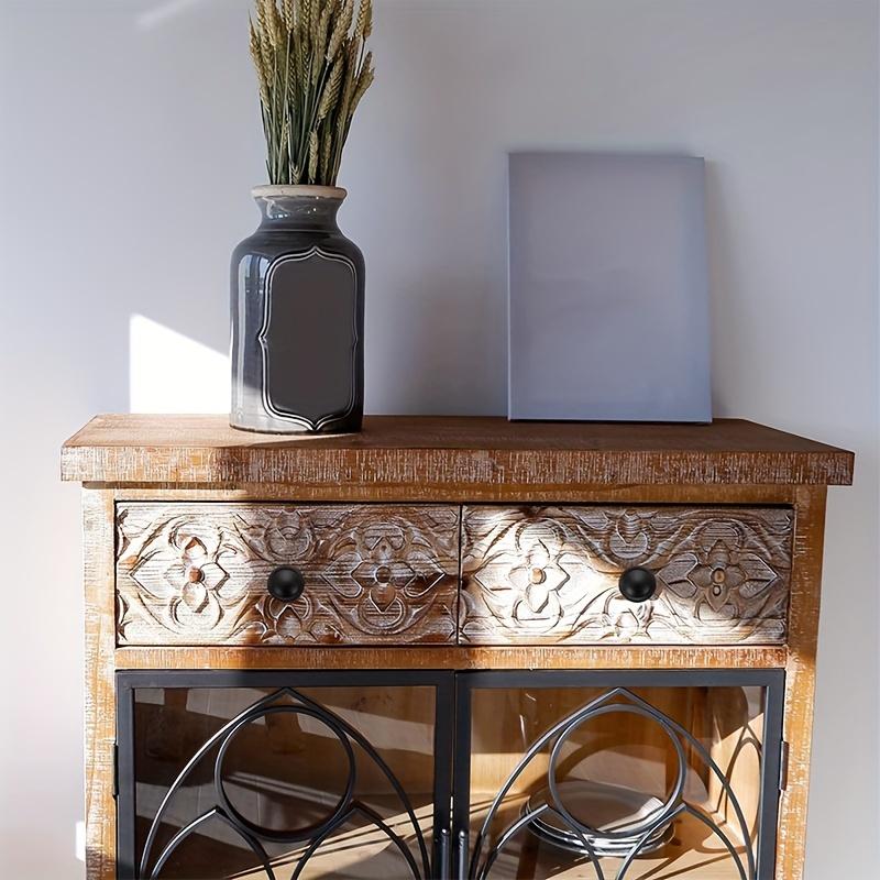 20 buc. Butoane de dulap, Butoane de dulap negru mat pentru Butoane de dulap pentru sertare, Butoane pentru uși de dulap, cu șuruburi