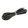 Micro USB Charger Cable Lengthen Nylon Braided Fast Charging Cord for Android Mobile PhonesBlack
