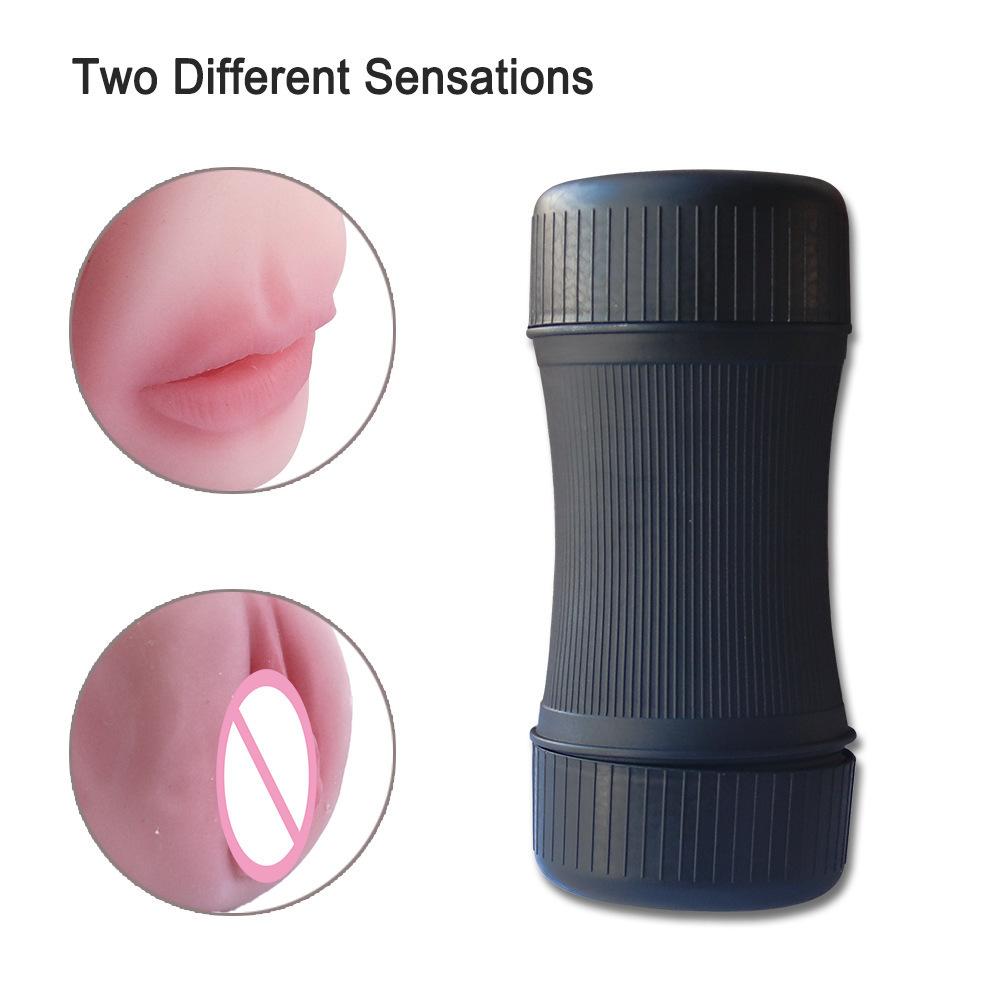 Male Masturbator Cup - Realistic Oral & Vaginal Suction Stimulation Sex Toy for Men, Auto-Stroker