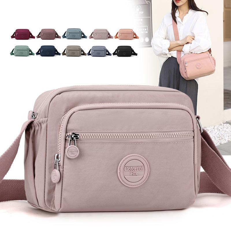 Trend Shoulder Bag Custom Outdoor Leisure Messenger Bag Multi-layer Simple Bag