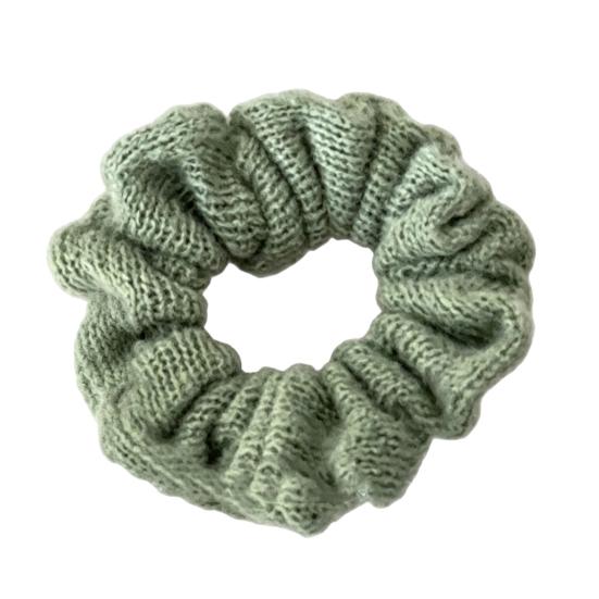 Women Hair Tie, Durable Wool Material Hair Rope, Pure Color Knitted Hair Band, Versatile Ponytail Holder Hair Accessory