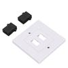 2 Port HD Multimedia Interface Wall Panel HD Multimedia Interface Socket Panel Cable Extension Coupler