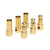 3.5mm Gold Connectors, MaleFemale Plugs for ESC Motors (100 Pairs)