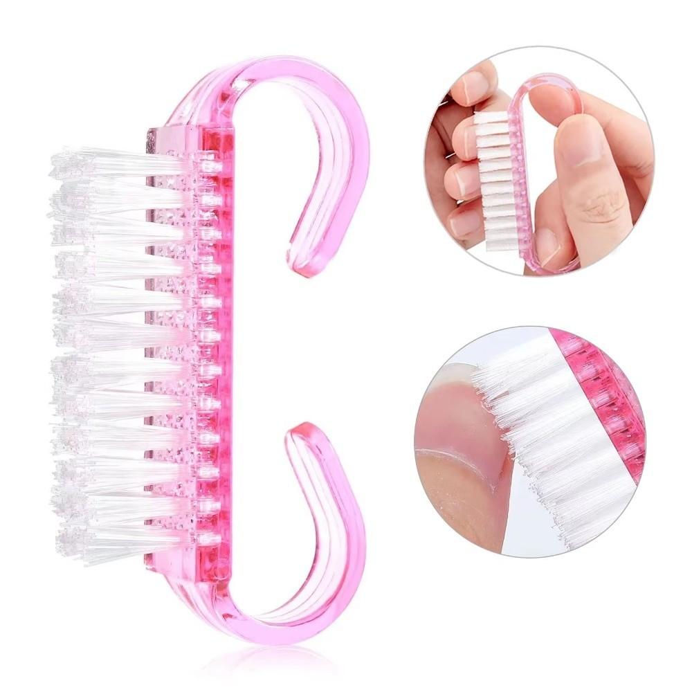 4PCS/SET Dedusting Nail Brush Soft Bristles Acrylic Nail Brush Tools Grooming Brush Nail Care
