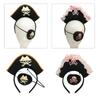 Girl Halloween Headbands Pirate Eyepatch Headwear Hairbands Fun Headwear