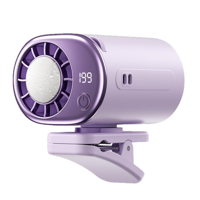 Portable Waist Fan with Semiconductor Cooling USB High Power Cooling Fan Parasol Clip Design Outdoor Personal Air Conditioner