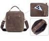 Lion Leiden Vintage Genuine Cowhide Leather Crossbody Shoulder Bag for Men