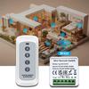 RF 433MHZ Wireless Light Switch 16A Relay Breaker 4 Key Remote Control Switch For Smart Home LED Lamp Wall Garage Doors Switch