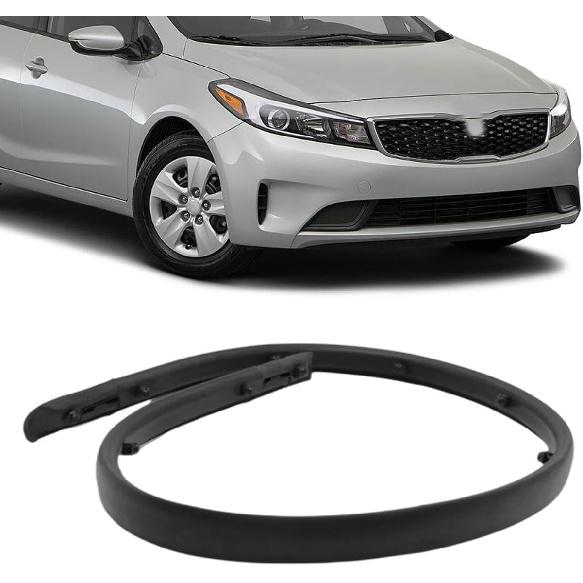 Car Front Bumper Hood Seal Strip Rubber Trim for 2017-2018 Kia Forte 86357-A7800