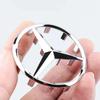 2025 For Mercedes-Benz 1pcs 52mm 57mm Car Steering Wheel Badge Emblem Sticker Auto-Styling For Mercedes Benz A B C E S Class GLA