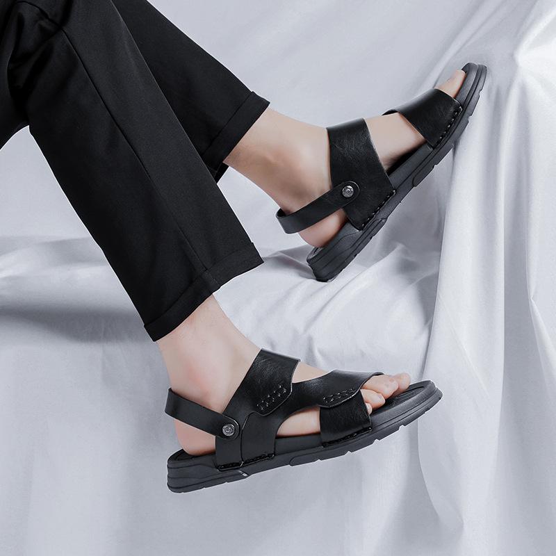 Sandals Men's 2025 New Casual Beach Shoes Non-slip Work Cool Slippers Summer 2086-R