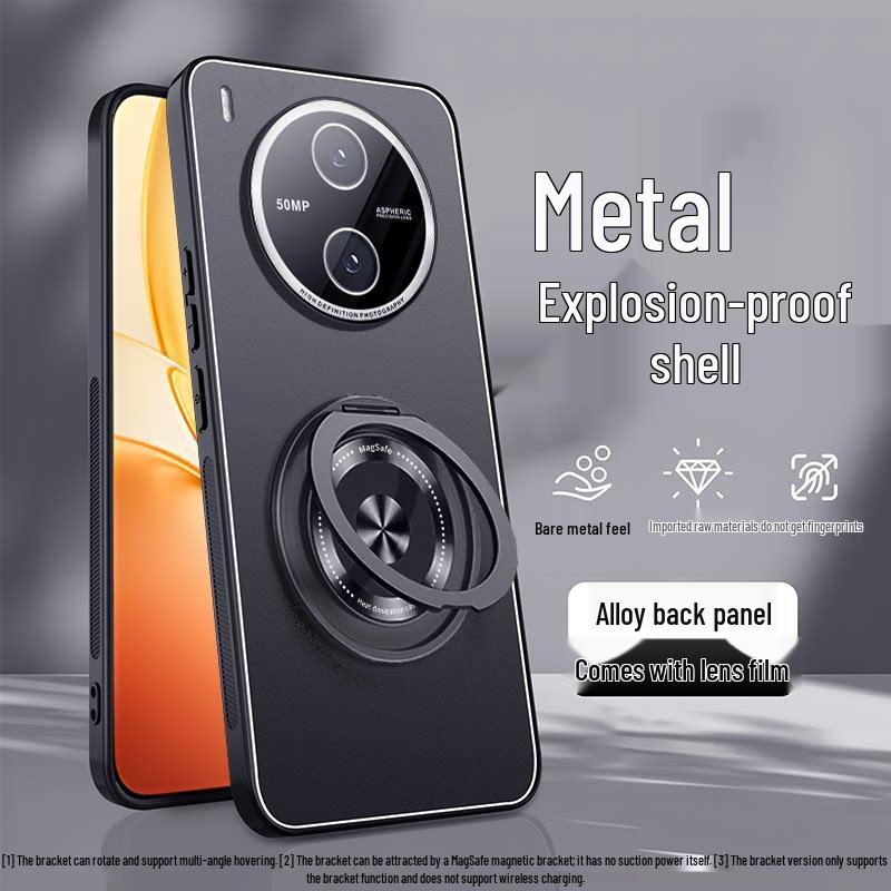 Metal Matte Protective Phone Case for Vivo Y600 Pro with Silicone Full Coverage and Lens Protection