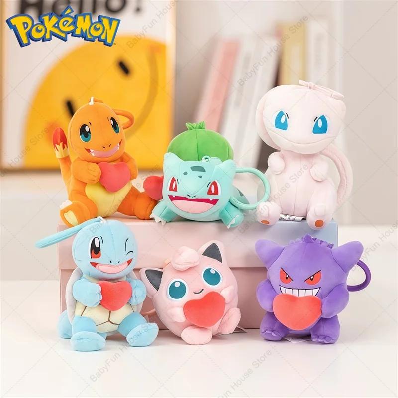 Mimikyu Gengar Snorlax Umbreon Plush Toy Keychain Kawaii Espeon Jigglypuff Sprigatito Quaxly Peluche Dolls Gift