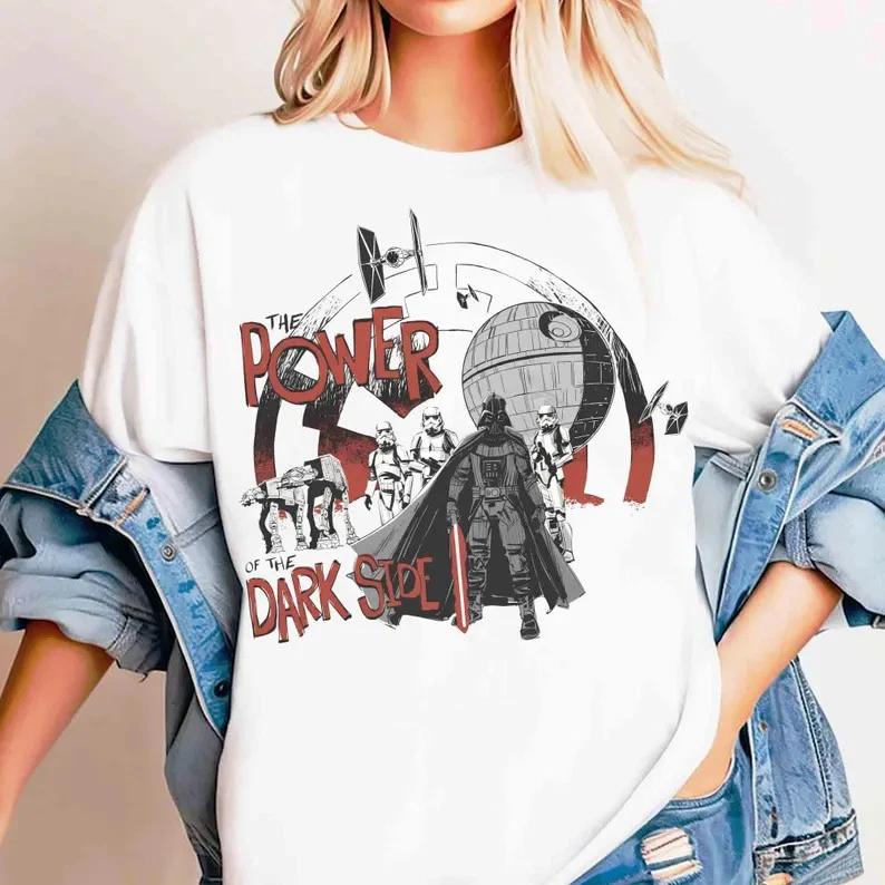 Star Wars The Power Of The Darkside Shirt Funnt Darth Vader S
