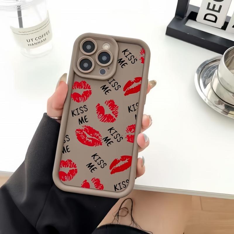 Lip Printed Phone Case For OPPO Realme 13 12 Pro Plus C67 C65 C63 C53 C51 C55 C35 C21Y C25Y C30 C31 C33 C12 C15 C21 C25 C25S 8