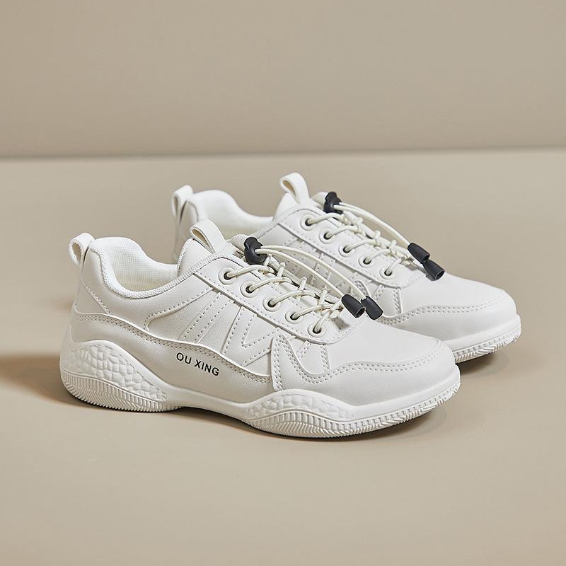 Little White Shoes Women's Super Soft-soled Pregnant Women's Waterproof Leather Casual Travel Shoes