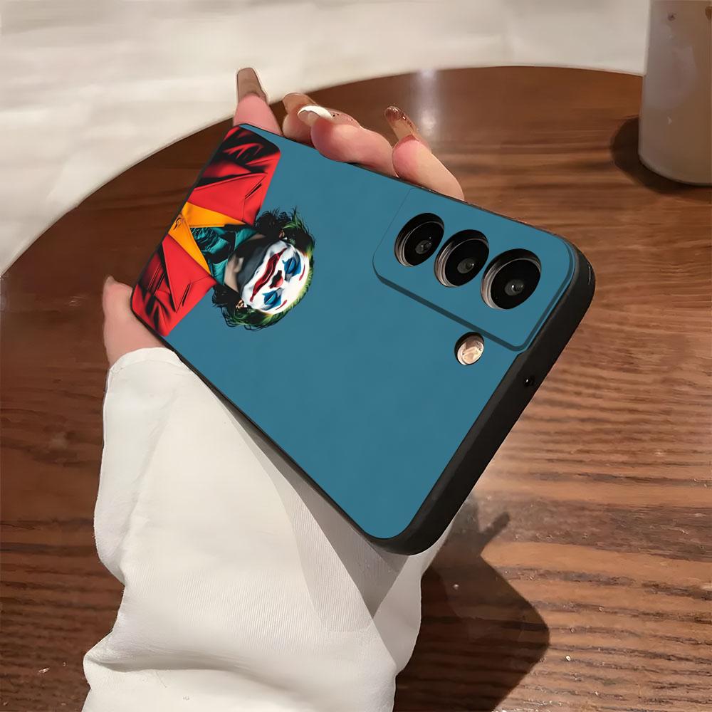 Happy F-Face J-Jokers Phone Case For Samsung S26 S25 S24 FE S23 S22 S21 Plus S20 Ultra Note20Ultra Black Soft Shell