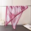 Gradual change line printing simulation silk women's scarf workplace versatile silk scarf shawl waist triangle scarf headscarf scarf
