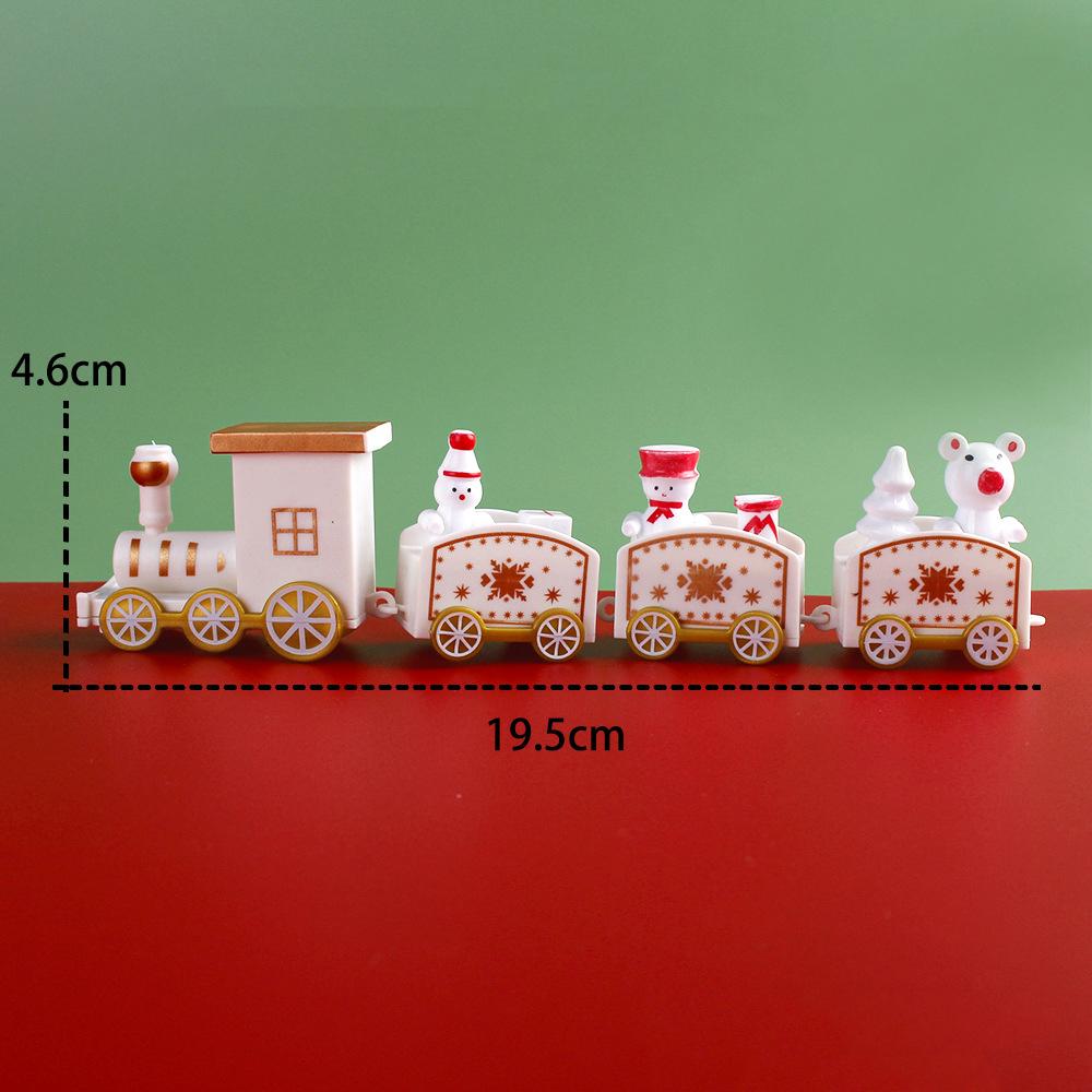 Merry Christmas Train Ornament Decor for Home Xmas Kids Gift 2025 New Year Decoration 2025 Cake Decor Festoon Navidad Party