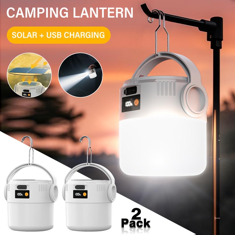 Portable Camping Light with Solar Energy, Suitable for Barbecue Camping, Hiking, Emergency Exploration Equipment, New Year's Gift