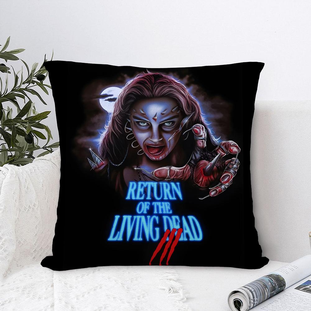 R-Return Of The Living Dead Pillow Case Plush Fabric Soft Pillowcase Double Sided Print Sofa Cushion Cover Throw Pillow Cover