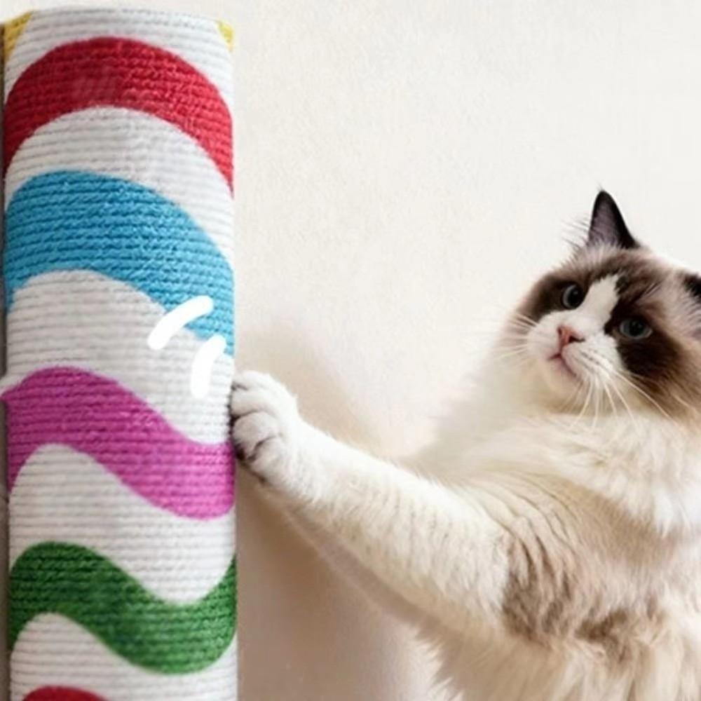 Wall-mounted Cat Scratching Board Self-adhesive Home Climbing Platform New Cat Toy