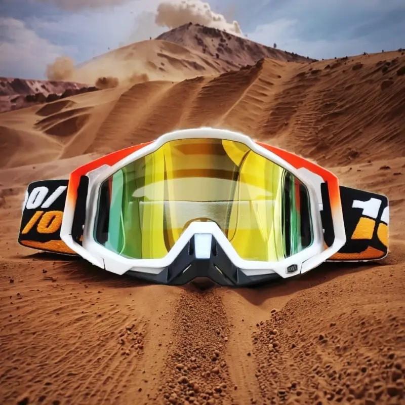 Gafas de Moto y Esquí a Prueba de Viento Transfronterizas: 100% Todoterreno, Equitación al Aire Libre y Protección para Descenso