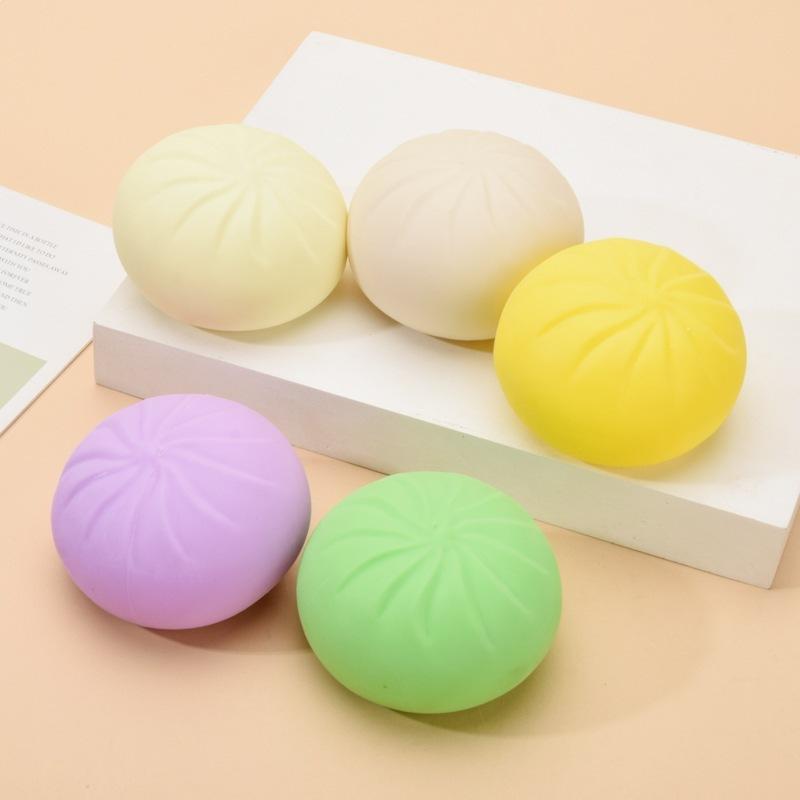 Popular Squishy Toys,Colorful Steamed Bun Decompression Toys, Reusable Rebound, Blind Box, Office Stress Relief Gifts For Adult