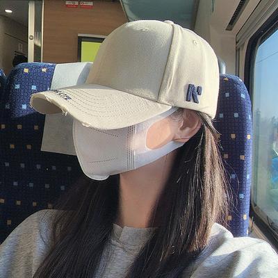 American Baseball Cap Women's Face Showing Small Duckball Cap Men's Trendy Brand Retro Hat Bigger and Deeper Hard Top Wide Brim
