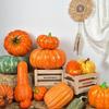 Pumpkin Harvest Festival Props: Farmhouse Halloween Decoration for Mall Displays and Room Ornaments