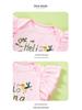 3-Piece Baby Girl Outfit: Fly Sleeve Romper, Skirt, Hair Accessories for Spring/Summer