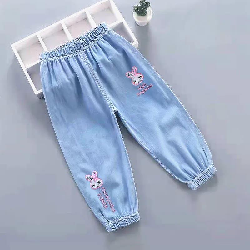 Girls' Pants Summer Baby Mosquito Pants Small and Medium Children's Clothing Leggings Children's Bloomers Trousers  Thin and Loose