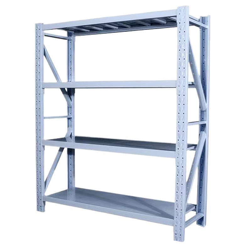 Multi-Layer Floor-Standing Iron Storage Racks for Home, Balcony, and Warehouse Display