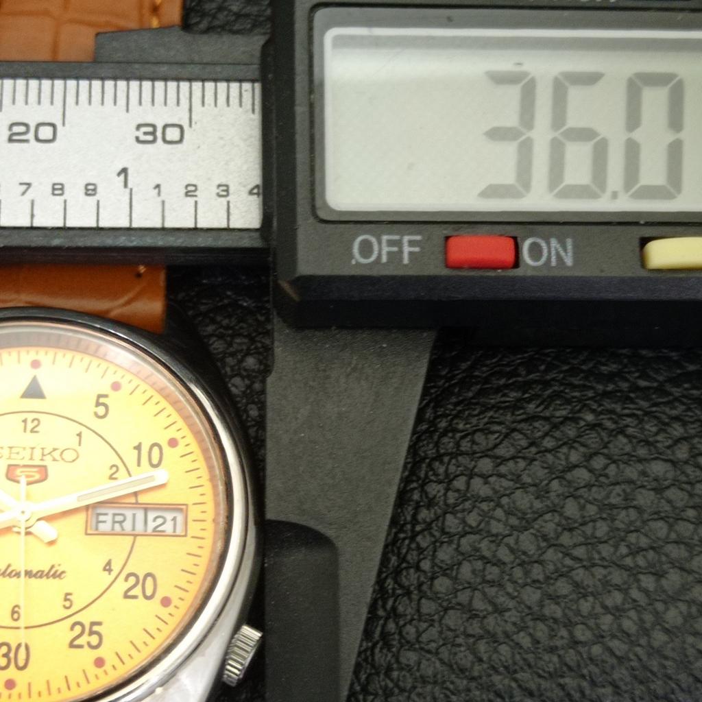 SEIKO 5 AUTOMATIC 6309A VINTAGE JAPAN MENS ORANGE COLOR DIAL WATCH a701538-5 R206b-a701538