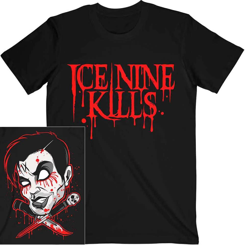 Ice Nine Kills Cross Swords T-Shirt Official Horror Metalcore Band Tee Shirt XXXL