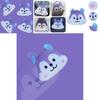 Purple Mang Stuffed Animal Pillow For Kids Cartoon Character Plush Toy