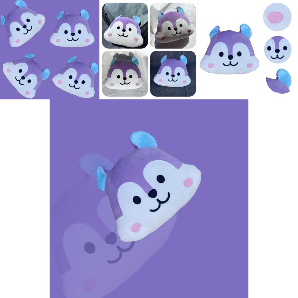 Purple Mang Stuffed Animal Pillow For Kids Cartoon Character Plush Toy