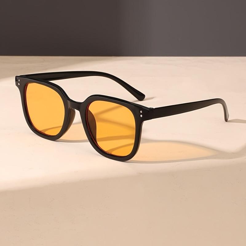 5 Pairs of Women'S Stylish Glasses Square Frame Design Suitable for Casual Parties Unisex