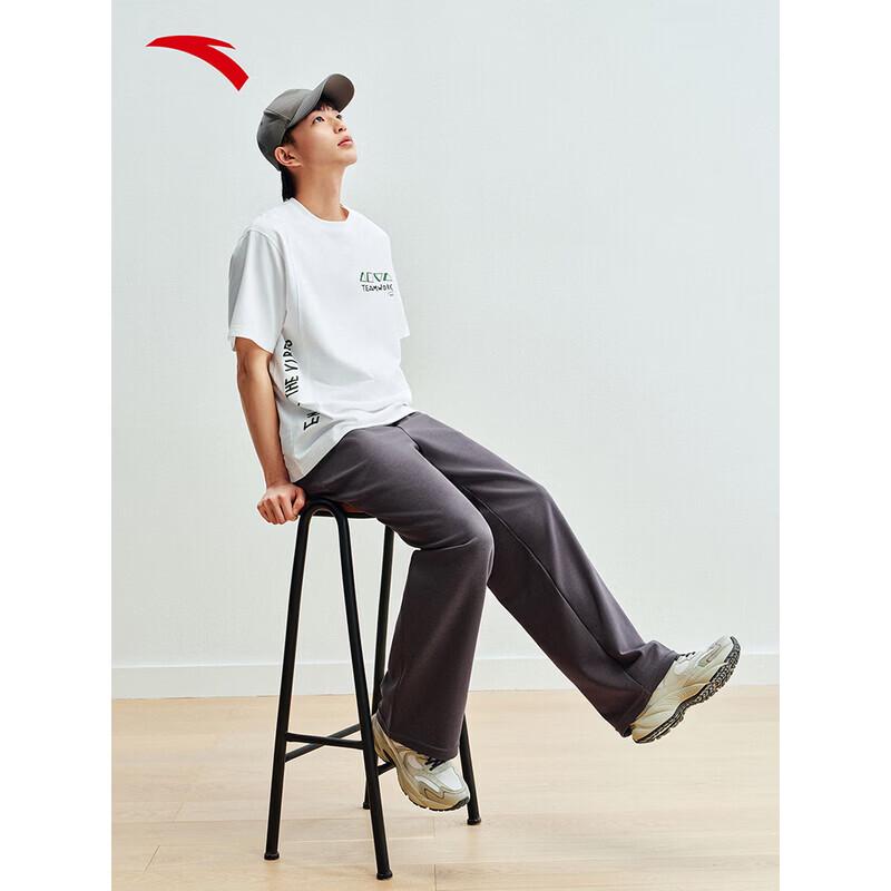 ANTA Men s American Retro Wide-Leg Sweatpants XL