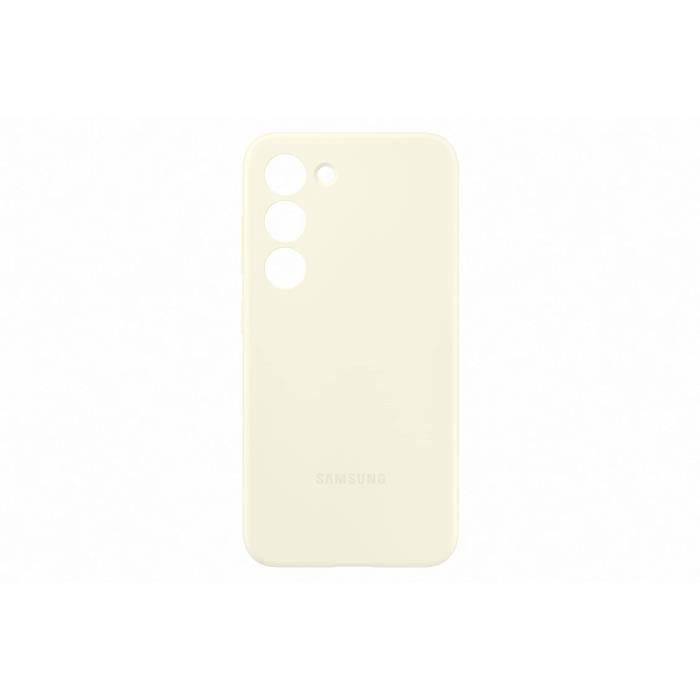 Coque et étui téléphone mobile samsung coque silicone s23 blanc