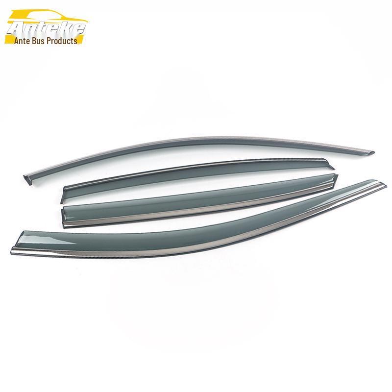 

19 A6L 3D Stainless Steel Rain Deflectors: Bright Trim Shields for Exterior Modification