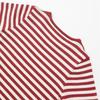 Women's Striped Slim Fit Round Neck Short Sleeve Knit Top - Spring/Summer 2025 Collection