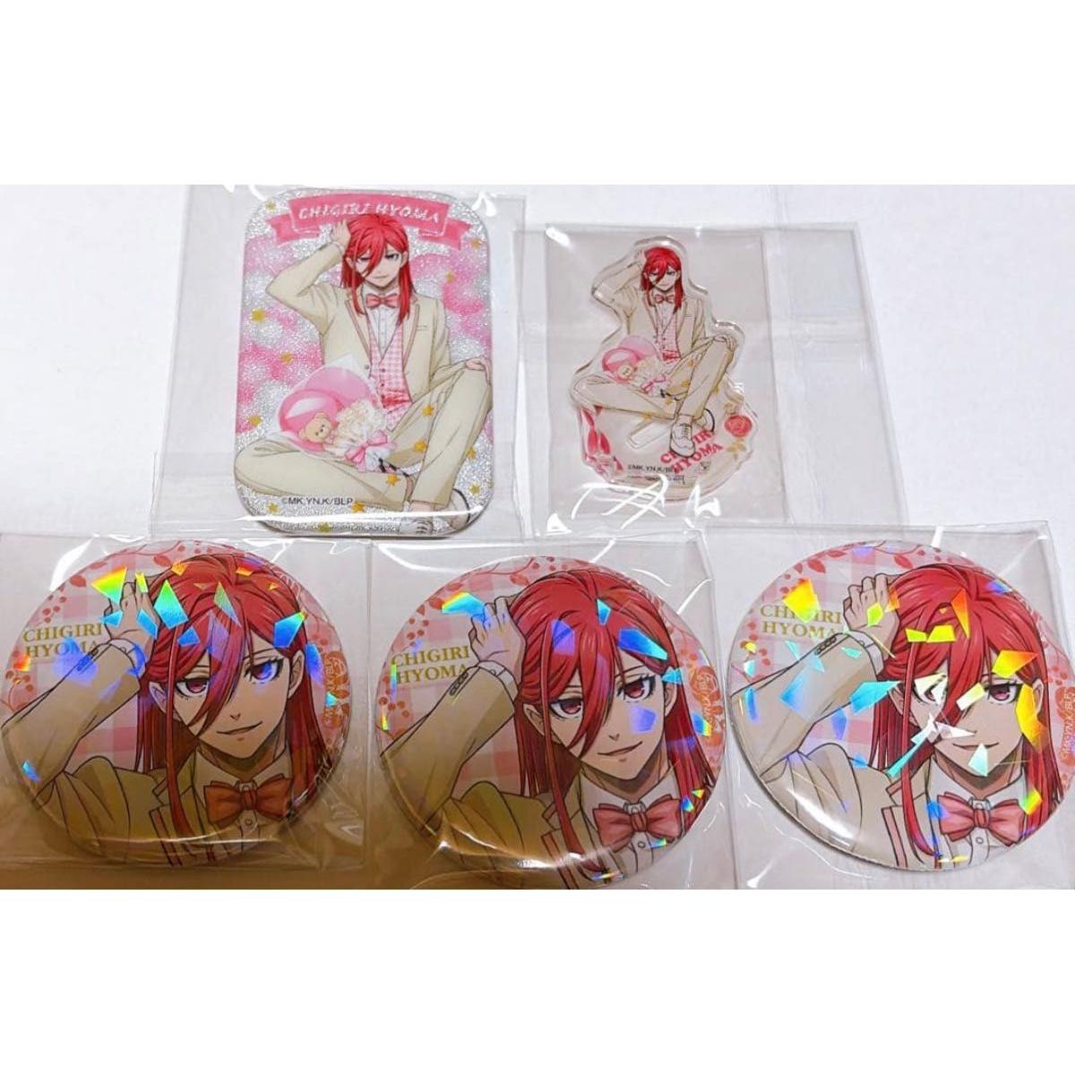 Used Blue Rock Shredded Hyouma Loft Mini Mini Acrylic Stand Hologram Can Badge Square Can Badge