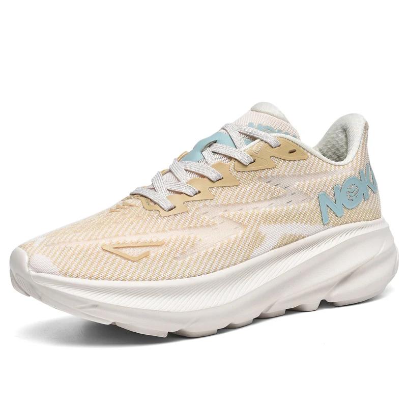 Кроссовки для бега для мужчин, повседневная обувь для активного отдыха, кроссовки для походов, амортизация, роскошь, новинка, лето, 2024 г. 39 бежевый