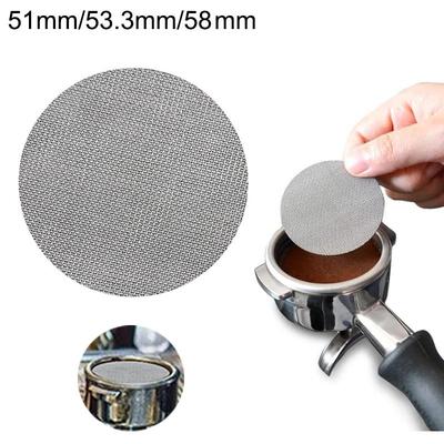 1Pcs 51/53.3/58mm Puck Screen 1.7mm Thickness Reusable Coffee Filter Stainless Steel Mesh Plate Espresso Portafilter Basket