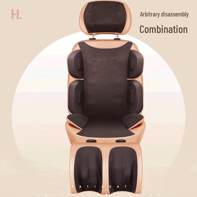 Jiaxu 4-in-1 Cervical & Lumbar Vibration Massage Pillow