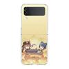 Genshin Impact klee Sayu Qiqi xiao For Samsung Galaxy Z Flip 3 4 5 Hard Folding Clear PC Phone Case For Samsung Z Flip3 Cover