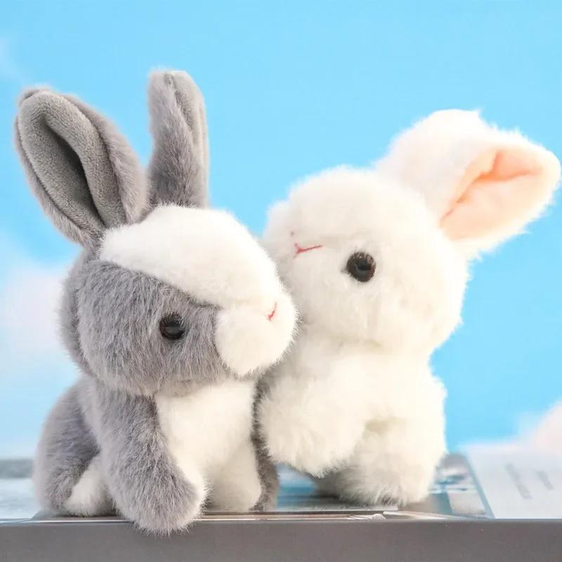 Imitation Rabbit Plush Pendant Lovely White Doll Key Chain Backpack Gift Girl Cute Keychain