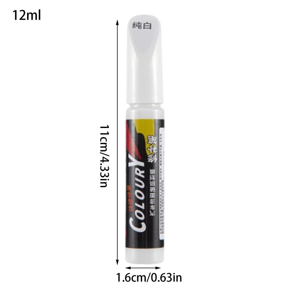 Auto Paint Repair Pen 12ml Quick Dry Color Fix Detailing Supplies Instant Fix Car Paint Scratch Repair Pen For Automotive
